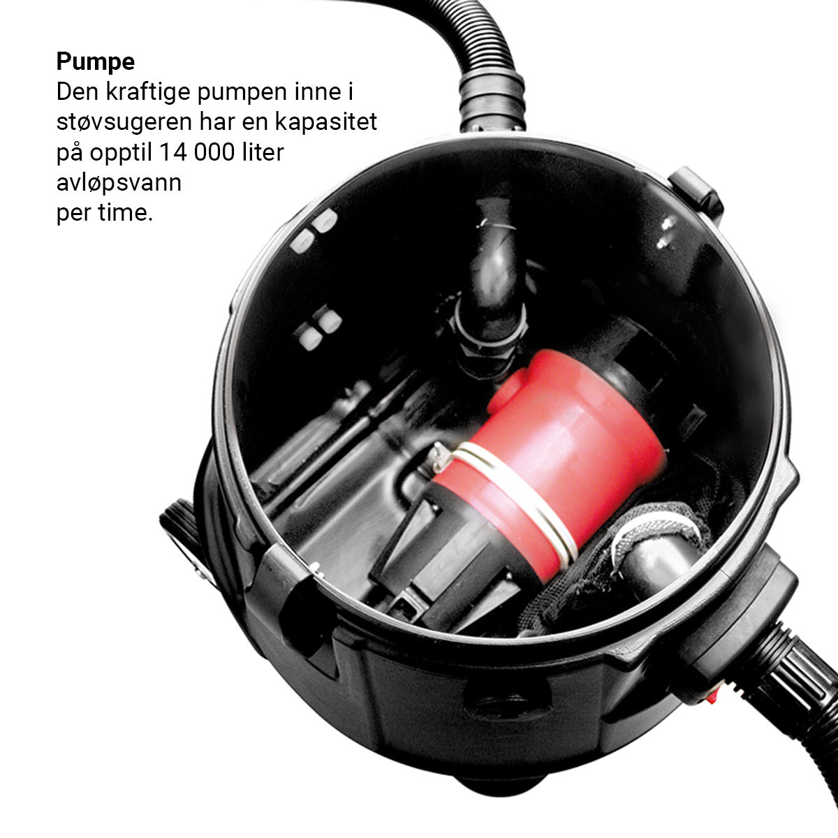 Sprintus N51/1 KPS – Våt- og tørrstøvsuger m/lensepumpe